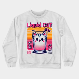 Liquid Cat Crewneck Sweatshirt